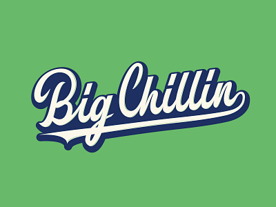 Big Chillin - Apparel Designs for Gaming Team branding calligraphy clothing design fashion font free hand lettering identity lettering logo logotype mark packaging script sketches streetwear type typo typography