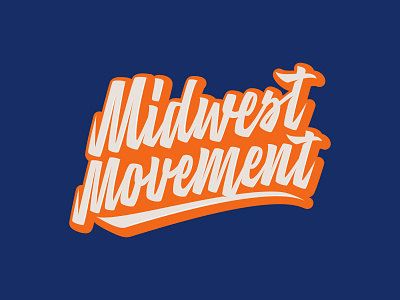 Midwest Movement - Apparel Designs for Gaming Team branding calligraphy clothing design fashion font free hand lettering identity lettering logo logotype mark packaging script sketches streetwear type typo typography