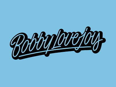 Bobby LoveJoy - Logo for Clothing Brand branding calligraphy clothing design fashion font free hand lettering identity lettering logo logotype mark packaging script sketches streetwear type typo typography