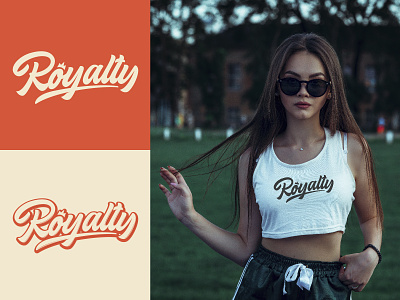 Royalty - Full Logo for Clothing Brand branding calligraphy clothing design fashion font free hand lettering identity lettering logo logotype mark packaging script sketches streetwear type typo typography