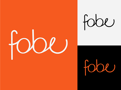 Fobe - Lettering Logo Sketch for Mobile App