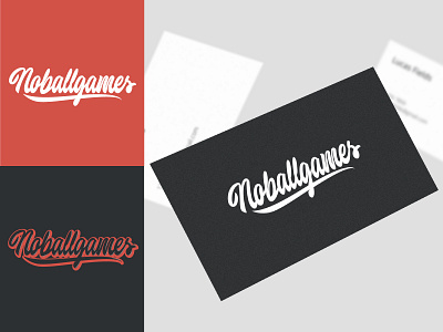 Noballgames - Full Logo Project for Lifestyle-brand branding calligraphy clothing design fashion font free hand lettering identity lettering logo logotype mark packaging script sketches streetwear type typo typography