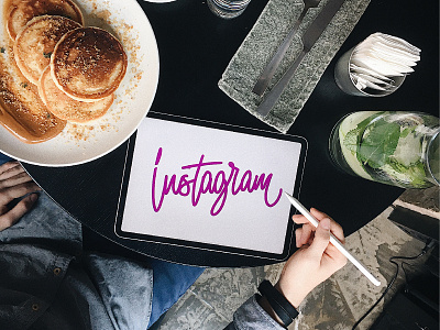 Instagram Birthday Logo Sketch branding calligraphy clothing design fashion font free hand lettering identity lettering logo logotype mark packaging script sketches streetwear type typo typography