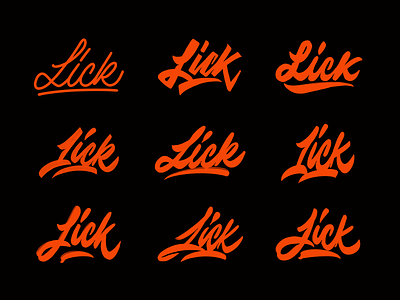 Lick - Sketches Collection for Personal Brand from Canada