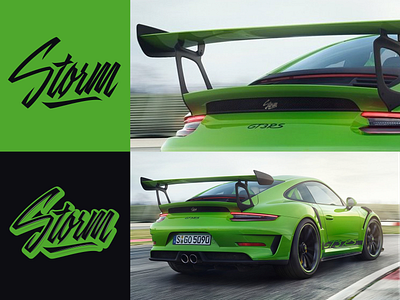 Storm - Logo for Porsche-tuning company