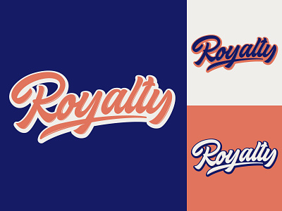 Royalty - Lettering Logo for Clothing Brand from California branding calligraphy clothing design fashion font free hand lettering identity lettering logo logotype mark packaging script sketches streetwear type typo typography