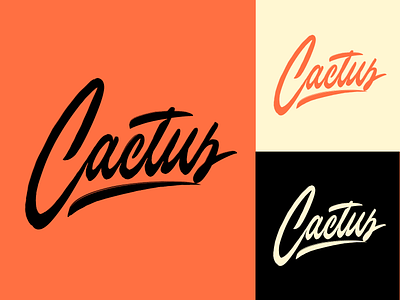 Cactus - Logo Sketch for local electronic store branding calligraphy clothing design fashion font free hand lettering identity lettering logo logotype mark packaging script sketches streetwear type typo typography