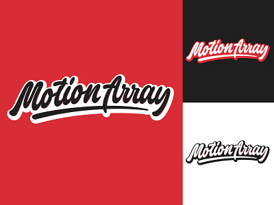 Motion Array - Logo for stock media marketplace branding calligraphy clothing design fashion font free hand lettering identity lettering logo logotype mark packaging script sketches streetwear type typo typography