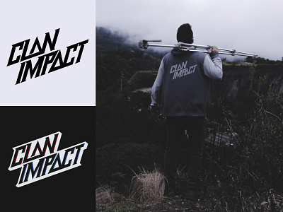 Clan Impact - Logo for E-Sports Organization branding calligraphy clothing design fashion font free hand lettering identity lettering logo logotype mark packaging script sketches streetwear type typo typography