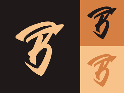 BF - Monogram logo sketch for personal training fitness company