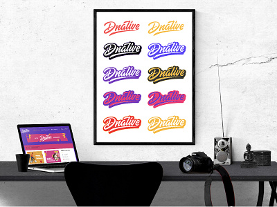 Dnative - Logo options for blog about social media marketing