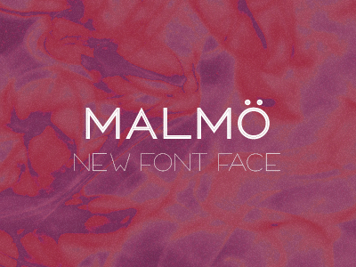 Malmö font font malmö typography