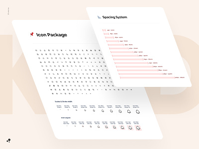 Part of KHD Design system branding component component library design design system icon icon design icon package illustration library spacing spacing system style style guide system ui ui design ux ux design vector
