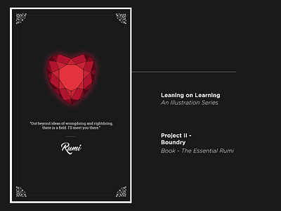 Leaning On Learning - Illustration Series II books graphic design illustration mohammed salahuddin quotes rumi
