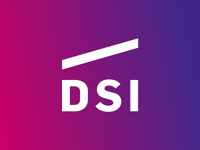 Logo for DSI identity logo typography