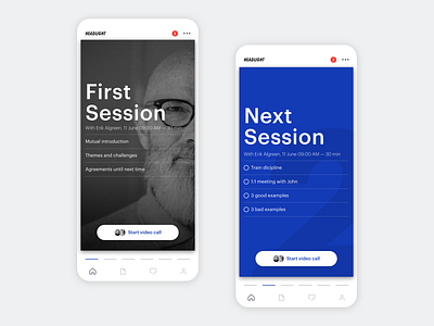 Headlight App Redesign app headlight mobile typography