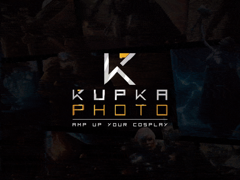 Logo Animation ▸KUPKA PHOTO ® INTRO FLAT ID 2d 3d after effects animation cosplay disney flat gif gif animated gif animation intro logo m marvel marvelcomics mograph motion motion graphics starwars videogame