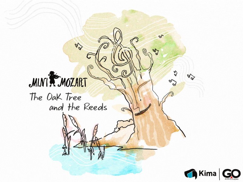 Collaboration ▸ The Oak Tree | MiniMozart - GO & DGKIMA® 2d 2d animation 2d design after effects animación art artbook collaboration flat illustration illustrator cc ilustración magic mograph mograph mentor motion motion graphics serie tales teamwork