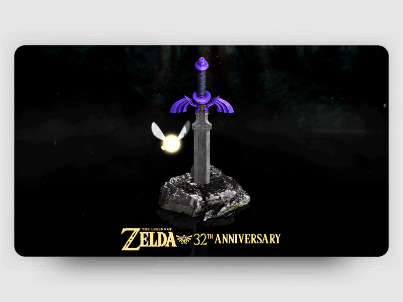 Live Wallpaper ▸ Zelda | 32th Anniversary ® 3d after effects android animation ios isometria isometric design live wallpaper magic master sword motion motion graphics navi nintendo the legend of zelda videogames wallpaper wallpapers zelda zelda icons