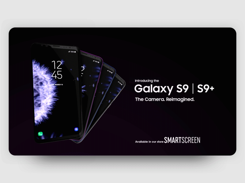 Advertising ▸ Samsung S9 ® SmartScreen Store
