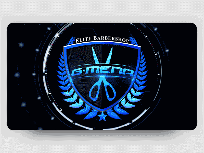 Logo Animation ▸Gmena Elite Barbershop ® 3d 3d artist after effects animation badge logo barber barber logo barber shop barbers barbershop element 3d element3d hair cut intro motion motion graphics shield shield logo tech logo transformer