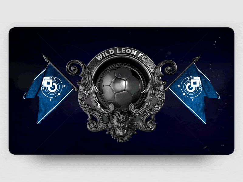 Logo Animation ▸ Wild Leon FC 3d 3d art 3d artist after effects animation design element 3d element3d fc flag flags futball intro lion mograph mograph mentor motion motion graphics soccer soccer ball