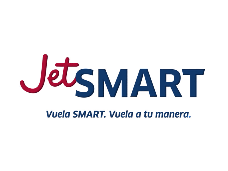 Logo Animation ▸Jetsmart ® 2d after effects animation branding branding and identity design flat intro mograph motion motion graphics