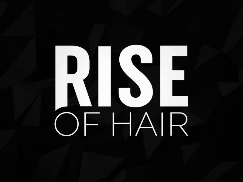 Logo Animation ▸SharpFade ® Rise Of Hair Blackout 2d 3d after effects animation branding branding and identity design intro logo motion motion graphics