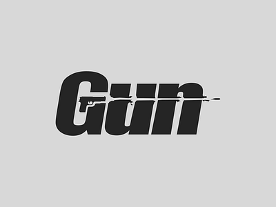Gun Logo adobeillustrator ai brand branding colour colours design designer graphicdesign graphicdesigner gun guns icon illustration inkscape logo logodesign logodesigner typography vector