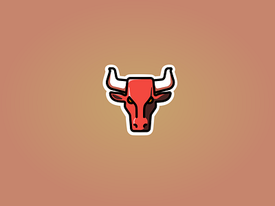 Bull adobeillustrator ai brand branding bull colours design designer graphicdesign graphicdesigner icon illustration inkscape logo logodesign logodesigner red ui vector