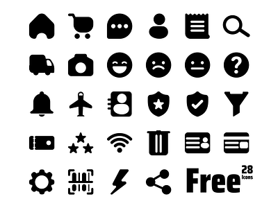 Free 28 Icons icon icons paymet shopping