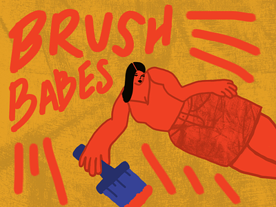 Brush Babes 02 brush babes brushes design graphic design illustration photoshop textures