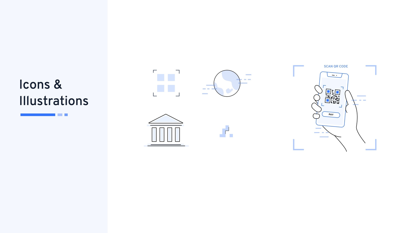QR code illustration set by Danah Reyes on Dribbble