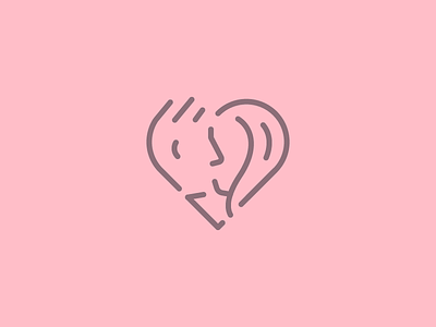 love branding corporate heart identity illustration line lineart logo