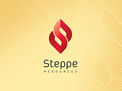 Steppe Resources branding corporate gas identity industry logo oil refinery