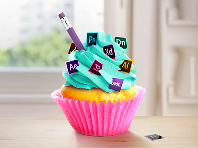 Designer's Cupcake cupcake photo retouch retouche photo