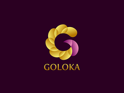 Goloka centre diagnostic g flower gold logo