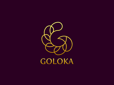Goloka centre diagnostic dna flower g gold logo