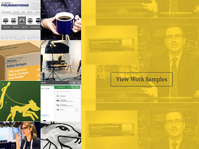 Portfolio Overhaul of kyle-wyatt.com grid launch portfolio redesign responsive website