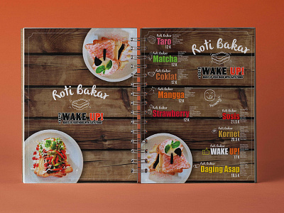 Menu Book brand identity branding cafe coffee design editorial design graphic design illustration kedai layoutdesign menu book