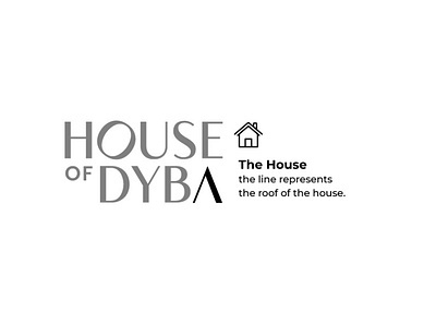 House Of Dyba Logotype brand identity branding design editorial design graphic design layoutdesign logo vector