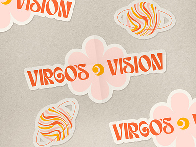 Virgo's Vision astrology logo concept