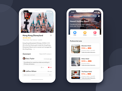 Travel app design 05 app color tourism ui ux