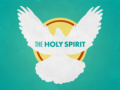 The Holy Spirit church color cover dove futura holy illustrate series sermon spirit wings