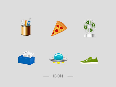Icon set app color fan food fun icon icon set icons illustration logo pen case pizza shoe tissue box ufo ui uidesign ux web