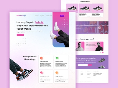 Exploration "Shoeciology Shoe Laundry" app branding design illustration ui ux web website