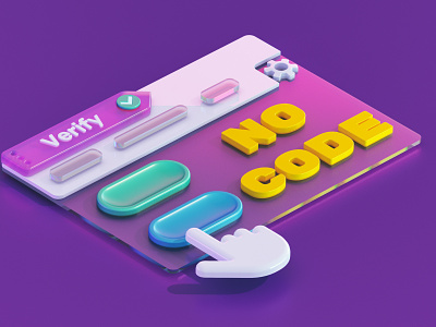 No code testing - gosh I love deep purples 3d 3dsmax design illustration product vray