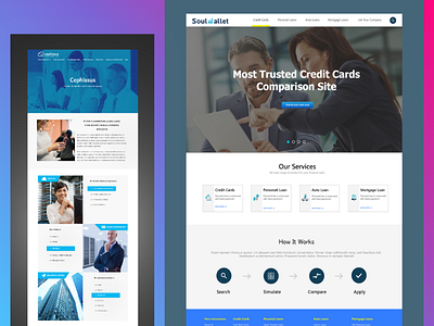 Banking &Cyber security web design design illustration ui ux web