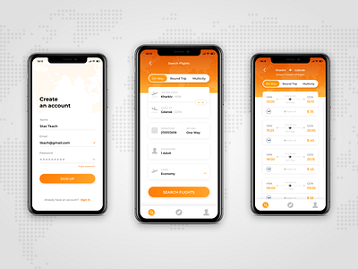 Flight Booking App airline apple booking design figma flight holiday journey mobile app ticket ui