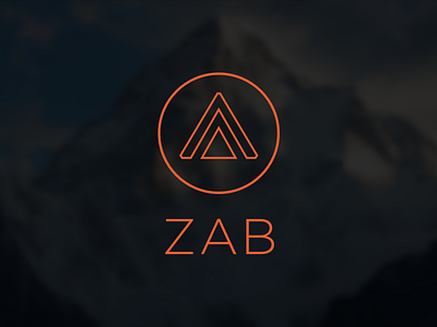 Zab Logo branding cms dev hosting logo saas static zab